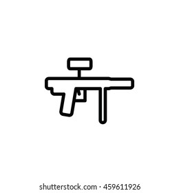 Paintball Outline Icon