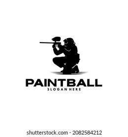 Paintball Team Logo Design Template