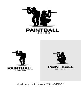 Paintball Team Logo Design Template