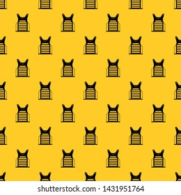 Paintball vest pattern seamless vector repeat geometric yellow for any design