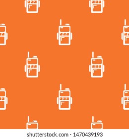 Paintball walkie talkie pattern vector orange for any web design best