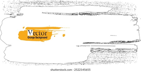 Colección de pincel. Vector de trazos de pincel. texto Cajas de trazos de pincel. Elementos de diseño Grunge. Anuncios de textura sucia. Rectángulos pintados, largos y diagonales. Pintura de pinceladas Aislado sobre fondo blanco
