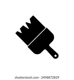 Icono de línea de concepto de pincel. Ilustración de elemento simple. diseño de símbolo de contorno de concepto de pincel.