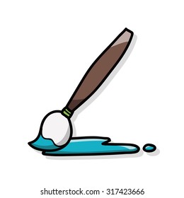 paintbrush doodle