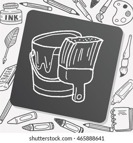 paintbrush doodle