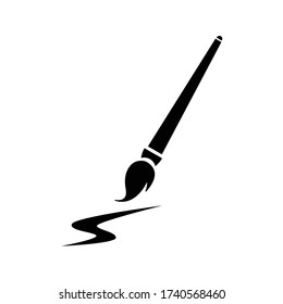 paintbrush for drawing and painting of the artists