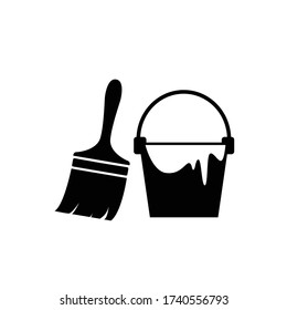 paintbrush for drawing and painting of the painters