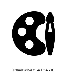 paintbrush graphic art icon element design
