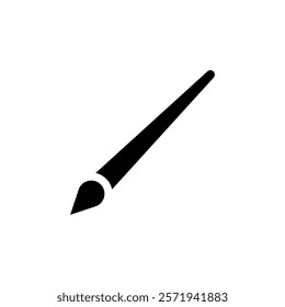 Paintbrush icon. Concept of creativity, art, and design.