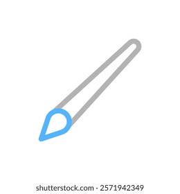 Paintbrush icon. Concept of creativity, art, and design.