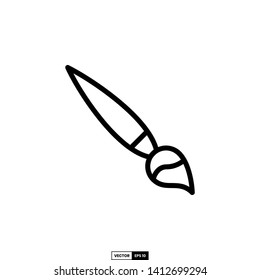 paintbrush icon, design inspiration vector template for web design or mobile app