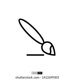 paintbrush icon, design inspiration vector template for web design or mobile app