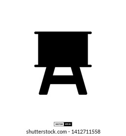 paintbrush icon, design inspiration vector template for education web design or mobile app