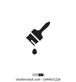 paintbrush icon, design inspiration vector template for interface and any purpose