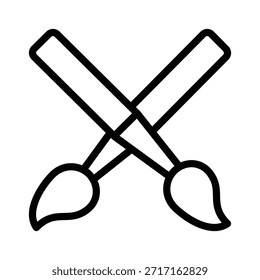 ícone Paintbrush modelo de design de vetor de ilustração
