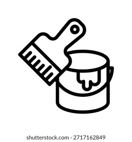 Pinsel Symbol Illustration Vektordesign Vorlage