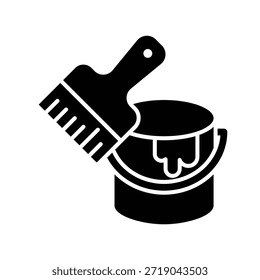 ícone Paintbrush modelo de design de vetor de ilustração