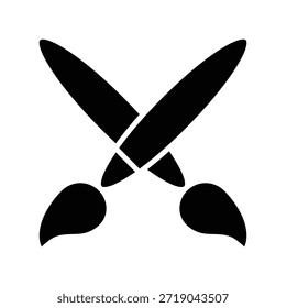 ícone Paintbrush modelo de design de vetor de ilustração