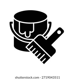 ícone Paintbrush modelo de design de vetor de ilustração