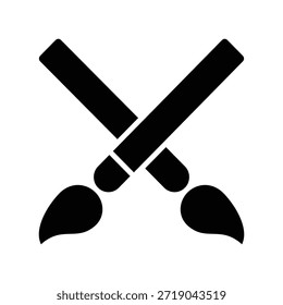 ícone Paintbrush modelo de design de vetor de ilustração
