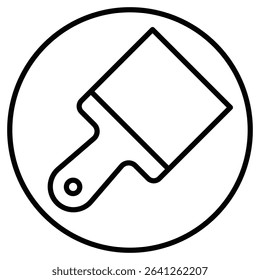 Paintbrush icon simple flat icon vector symbol
