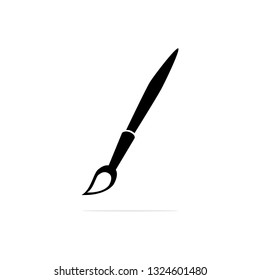 paintbrush Icon. Vector concept illustration for design.