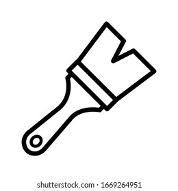 Paintbrush icon vector design template ilustration