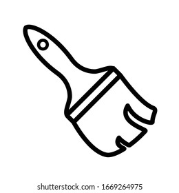 Paintbrush icon vector design template ilustration