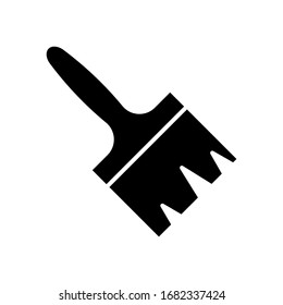 Paintbrush icon vector design templates on white background