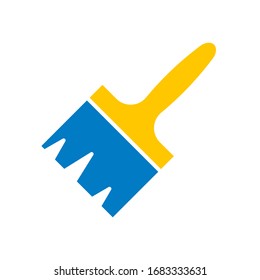 Paintbrush icon vector design templates on white background