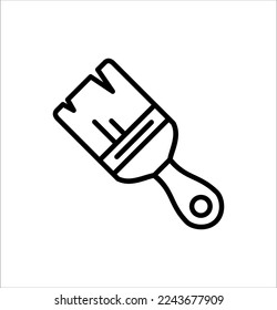 paintbrush icon vector illustration logo template for many purpose. Isolated on white background.