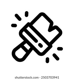 paintbrush icon. vector line icon for your website, mobile, presentation, and logo design.