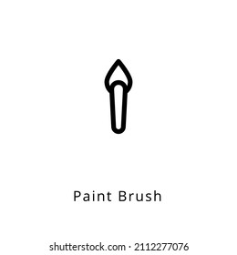 paintbrush icon in vector. Logotype