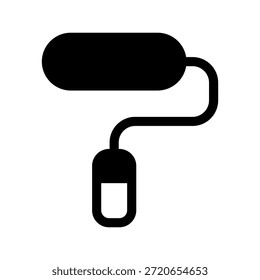 Paintbrush Icon Vector Symbol Design Illustration