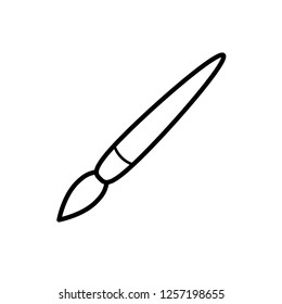 paintbrush icon vector template