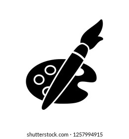 paintbrush icon vector template