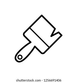 paintbrush icon vector trendy