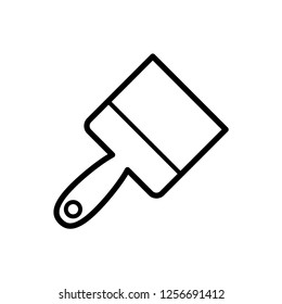 paintbrush icon vector trendy