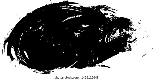 Paintbrush Ink Splattered Vector for Background or Wallpaper
