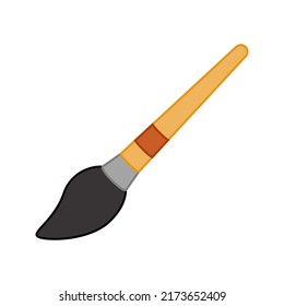 Paintbrush isolated on white background