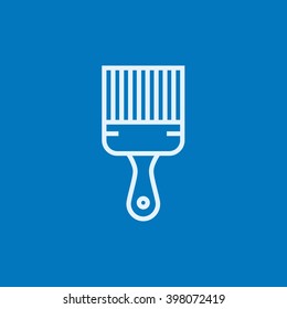 Paintbrush line icon.
