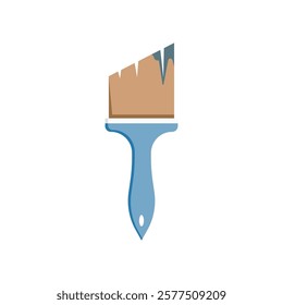 Paintbrush logo icon flat design template