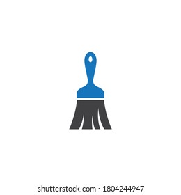 Paintbrush logo vector icon design