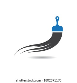 Diseño de iconos vectoriales de pincel