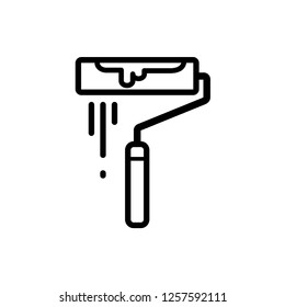 paintbrush , roll icon vector template