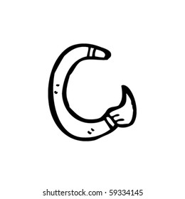 Paintbrush Shaped Letter C Stock Vector (Royalty Free) 59334145 ...