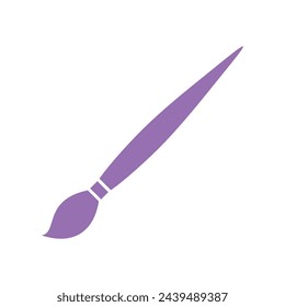 Diseño de ilustración vectorial de icono estacionario Paintbrush