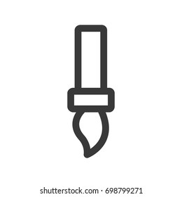 paintbrush Stationery Office tool line icon