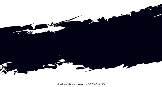 paintbrush strokes background banner element illustration