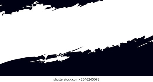 paintbrush strokes background banner element illustration